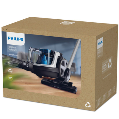 Fshesë me korrent Philips PowerPro Compact FC9332/09, pa qese, 1.5L, filtër anti alergji