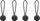 Ankëra sigurie Peak Design Anchor 4 Pack, set 4 copë, të zinj