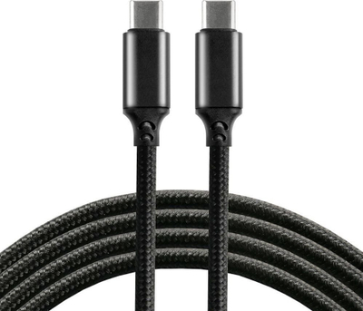 Kabllo USB EverActive CBB-1PD5, USB-C në USB-C, 1 m, 100 W, e zezë