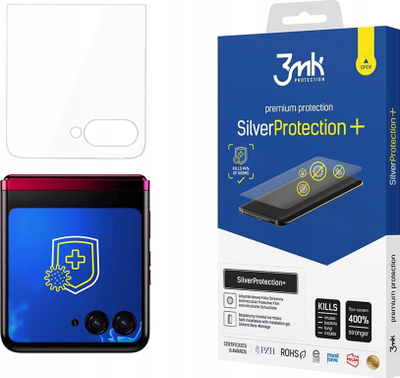 Folje mbrojtëse ekrani 3mk SilverProtection+ Folded Edition për Motorola Razr 50 Ultra, vetë-rigjeneruese, transparente