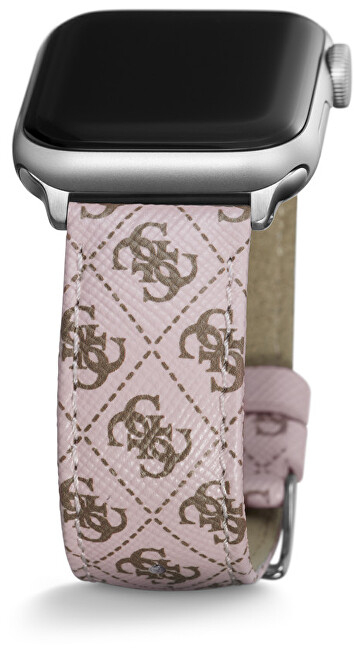 Rrip dore Guess, për Apple Watch (38–41 mm), rozë