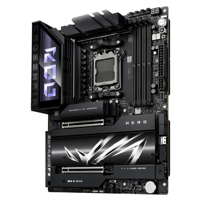 Pllakë amë ASUS ROG CROSSHAIR X870E HERO, AM5, DDR5, Wi-Fi 7, e zezë