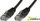 Kabllo Micro Connect U/UTP CAT5e 0.5M  PVC (B-UTP5005S), e zezë