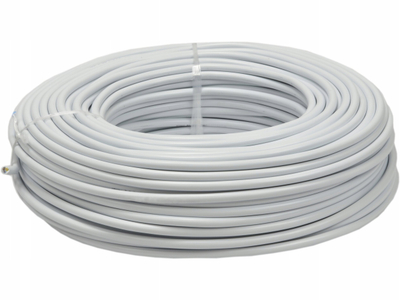 Kabull elektrik Elektrokabel H05VV-F OWY, 3x0.75mm², fleksibël, i bardhë