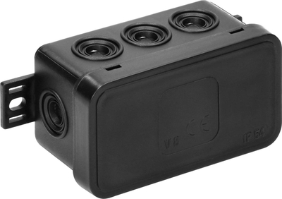 Kuti lidhëse hermetike ORNO OR-JB-13805/B, 80x45x41mm, IP54, e zezë