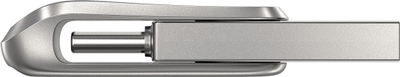 USB SanDisk Ultra Dual Drive Luxe, 512GB, me USB Type C edhe USB A, trup metalik