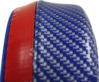 Spoiler universal MTuning Lip, 2.5m, stil karboni, blu