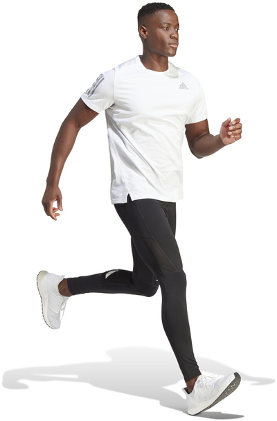 Pantallona të ngushta sportive Adidas Run It Tight SN51, për vrapim, i zi