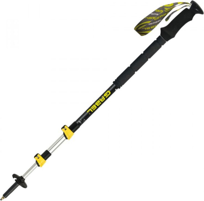 Shkop trekking Gabel Multigrip Carbon Fast Lock, karbon edhe alumin, teleskopik, i zi