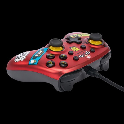 Kontroller PowerA Nano Mario Kart, me kabllo, i kuq