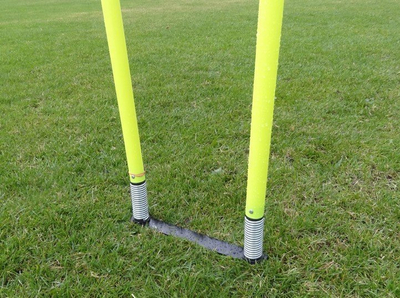 Mur trajnimi futbolli Yakimasport Junior Żak 100319, 150cm, plastik, i verdhë