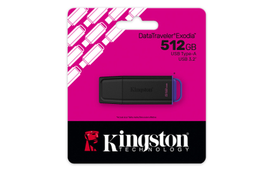 USB flash Kingston DataTraveler Exodia, 512GB, USB 3.2 Gen 1, i zi