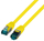 Мрежен кабел UTP Lanberg PC-6ASFTPLSZH, RJ45 S/FTP Cat 6A, 3m, жолт