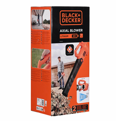 Fshesë gjethe Black&amp;Decker BCBL200B, pa kabllo, 18V, portokalli