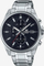 Orë dore Casio Edifice EFV-610D-1AVUEF, kronograf, çelik inox, argjendtë me të zezë