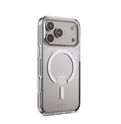 Këllëf telefoni Crong Clear MAG për iPhone 17 Pro, MagSafe, i tejdukshëm