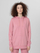 Bluzë me kapuç 4F H4Z22 BLD352, Regular Fit, me xhep kangur, rozë