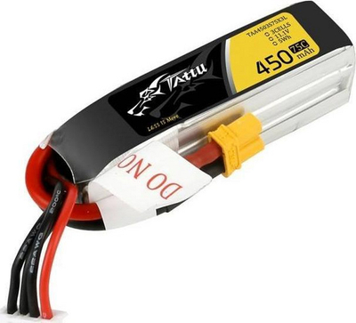 Bateri LiPo Tattu TAA4503S75X3L, 450mAh, 11.1V, XT30