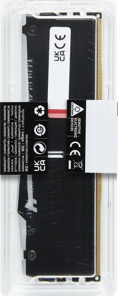 Memorie Kingston Fury Beast RGB, DDR5, 16 GB, 4800 MHz, CL38, KF548C38BBA-16