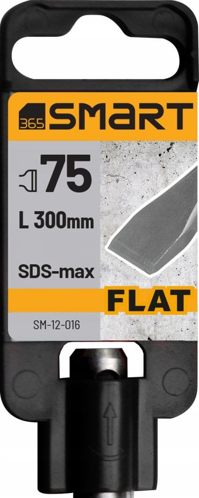 Daltë e sheshtë e gjerë Smart SDS-Max, 75 mm, 300 mm, metalike