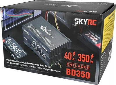 Празнеч за батерии RC SkyRC BD350, 350W, 40A, црн