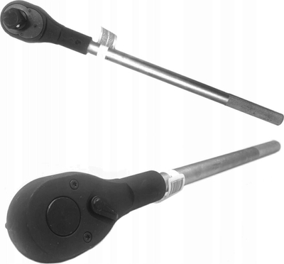 Çelës racë Forcekraft Straight, 3/4", 24 dhëmbë, metalik