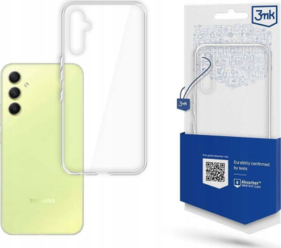 Mbulesë telefoni 3MK Clear Case për Samsung Galaxy A35 5G, transparente