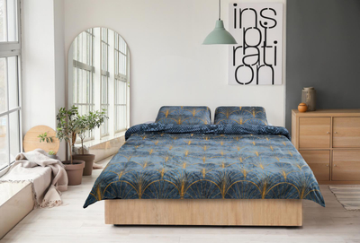 Set shtrati Heinner Printed Velvet Axi, King size, 3 copë, shumëngjyrësh