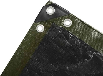 Velo mbrojtëse Green-it Protective Cover Double, 4 x 6 m, 180 g/m², jeshile e zezë