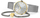 Set Bering 12131-014 Orë + Byzylyk dore, ngjyrë argjendi