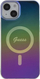 Обвивка за телефон Guess IML Iridescent MagSafe, за iPhone 15 Plus, проѕирна со бои