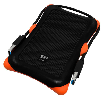 Disk i jashtëm HDD Silicon Power Armor A30, 1TB, USB 3.0, i zi