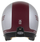Helmetë moto CASSIDA ESO Jawa Panel 2026, e hapur neo retro, fiberglass, e kuqe argjendtë e zezë