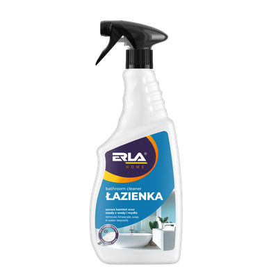 ERLA HOME PËR BANJË 750 ml Eliminon mbetjet e sapunit, ujit dhe gurzave