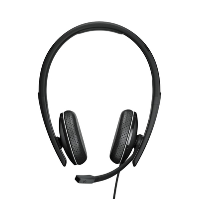 Kufje Epos Adapt 165, USB, 3.5mm Jack, të zeza