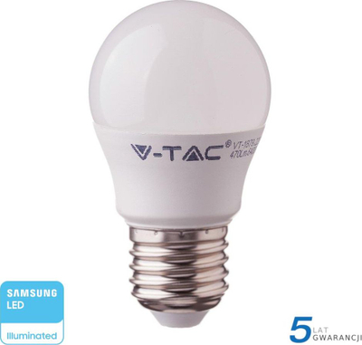 Llambë LED V-TAC SAMSUNG G45 VT-290, 7W, E27 