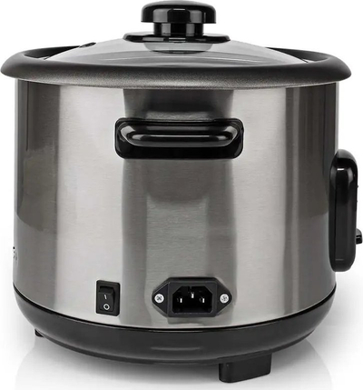 Tenxhere orizi Nedis KARC115AL, 1.5L, 500W, inox argjendtë