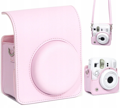 Торба за апарат Love Instant, за Fujifilm Instax Mini 13, еко кожа, розова