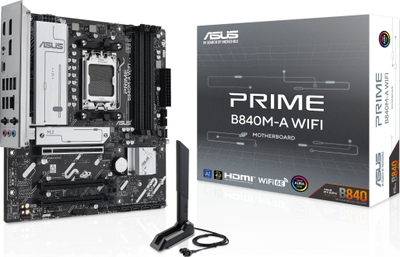 Motherboard ASUS PRIME B840M A WIFI, Socket AM5, Micro ATX
