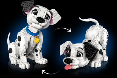 Set LEGO Disney 101 Dalmatians Puppy, model dekorativ, multikolor