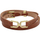 Byzylyk për femra Fossil D-link JF04527710, 40cm, kafe/artë
