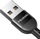 Kabllo USB Type C Mcdodo, 1.8 m, 2A, me dritë LED, e zezë