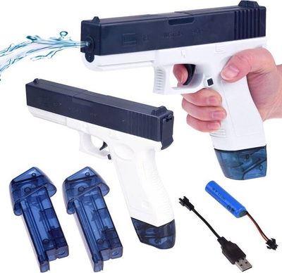 Pistoletë elektrike me ujë Glock ZA4965, bateri me karikim USB, lodër për fëmijë