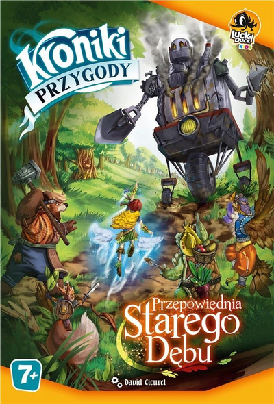 Lojë tavoline Lucky Duck Games Adventure Chronicles Prophecy of the Old Oak, bashkëpunuese, familjare