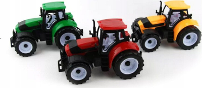 Lodra traktor plastik Dromader 1320592, set me 3 copa, shumëngjyrësh