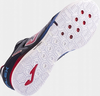 Këpucë futsalli Joma Top Flex Rebound për të rritur, taban i sheshtë, blu e errët