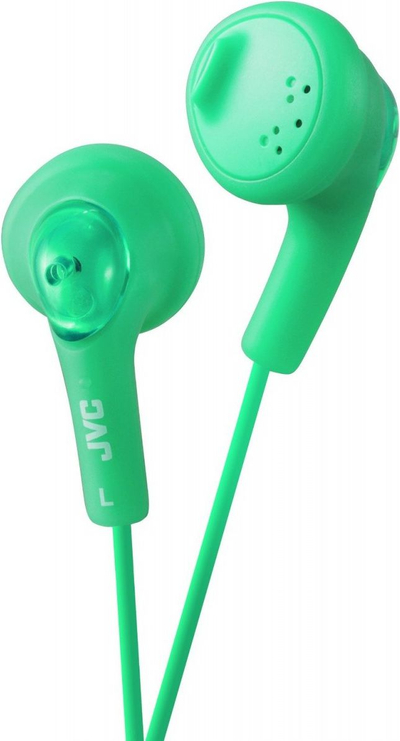 Kufje në vesh JVC Gumy Bass Boost, stereo, kabllo 1m, jeshile pistachio