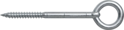 Vidë unazore Fischer GS 12 x 90, çelik i galvanizuar, set 25 copë, argjendtë