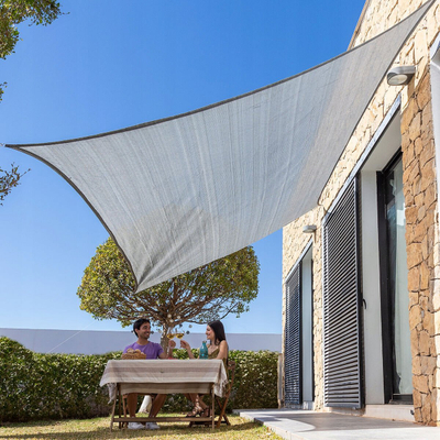 Tendë dielli InnovaGoods Reshad, 3 x 4 m, drejtkëndore, bezhë