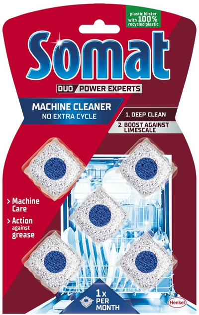 Pastrues lavastovileje Somat Dishwasher Cleaner, paketim 5 copë